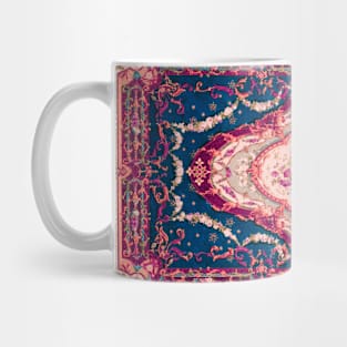 Antique Decorative Floral Carpet Pattern Mug